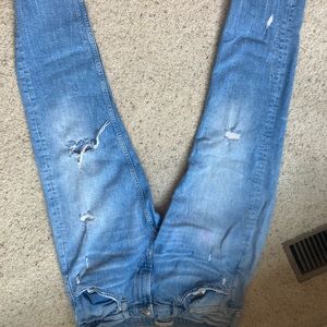 Zara Premium Embroidered Slim Boyfriend Mom Jeans